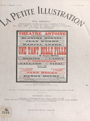 cover image of Une tant belle fille